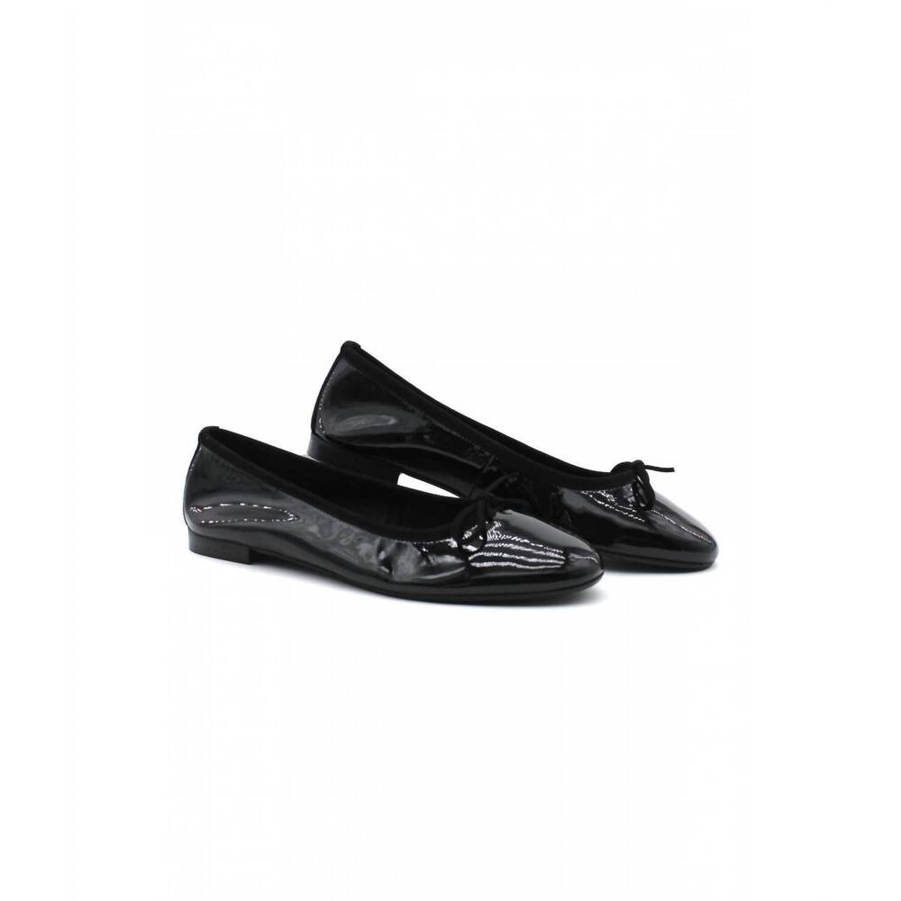 NEW REQINS women's carmen vernis shoes in noir